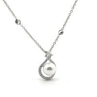 Collana Cianfrone Gioielli Donna in Argento Perla BROC.B 88 GC - BROC.B 88 GC